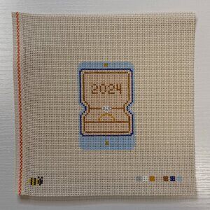 Custom Ring Box Needlepoint Canvas